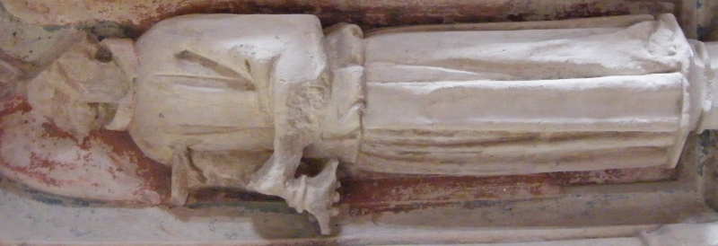 Ingham - Holy Trinity Roger de Bois 1300 and wife Margaret 1315 effigy 1380